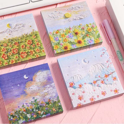 Giấy Dán Note Galaxy Ghi Chú Hình Các Hành Tinh S10,