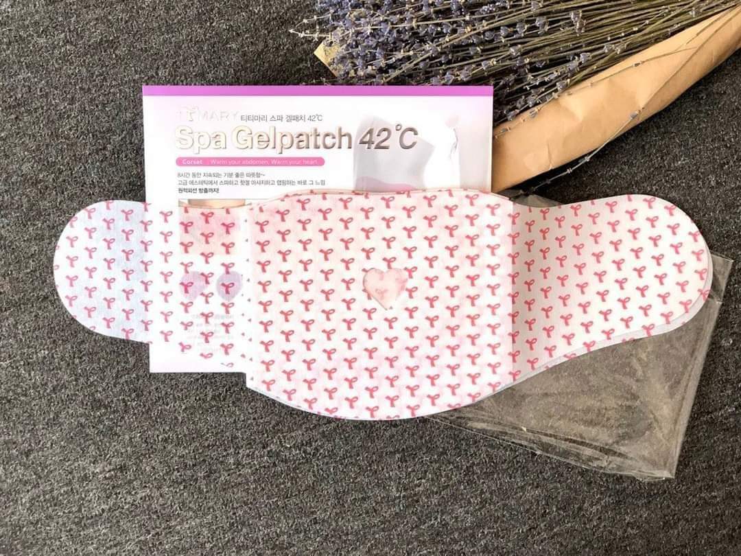 Miếng dán tan mỡ bụng Spa Gel Patch 42°C Hàn Quốc