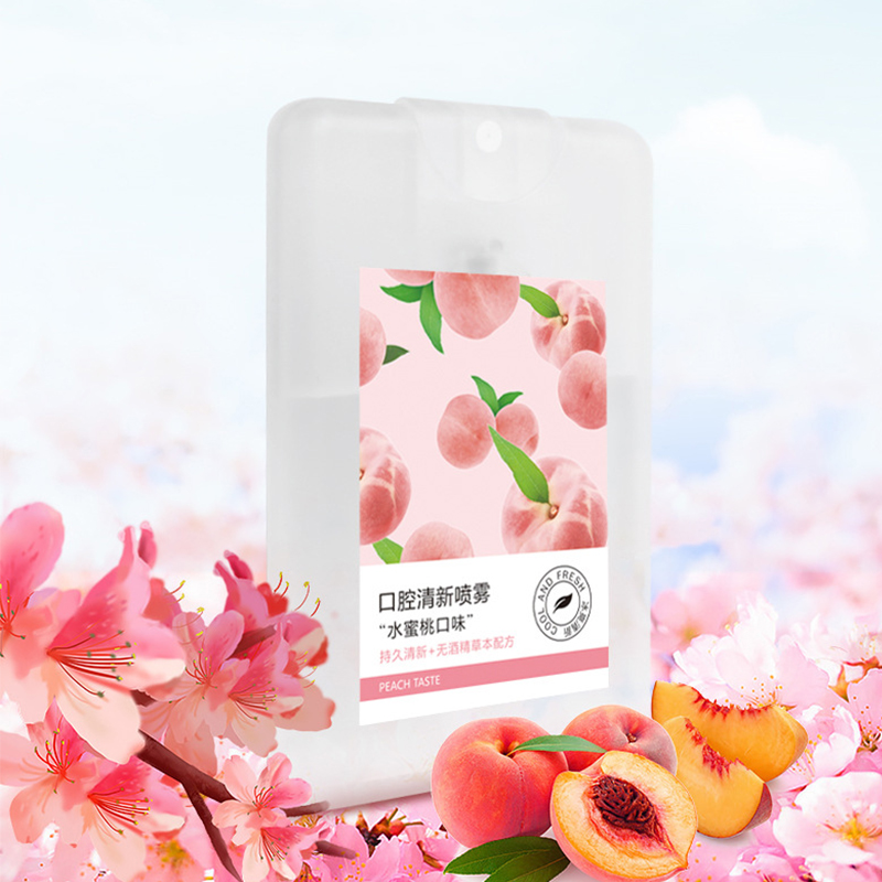 Xịt Thơm Miệng Heyxi Vị Đào Trà Xanh Thơm Mát XTM