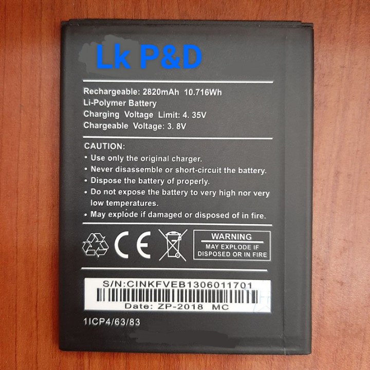 Pin điện thoại Wiko Ridge FAB 4G Zin