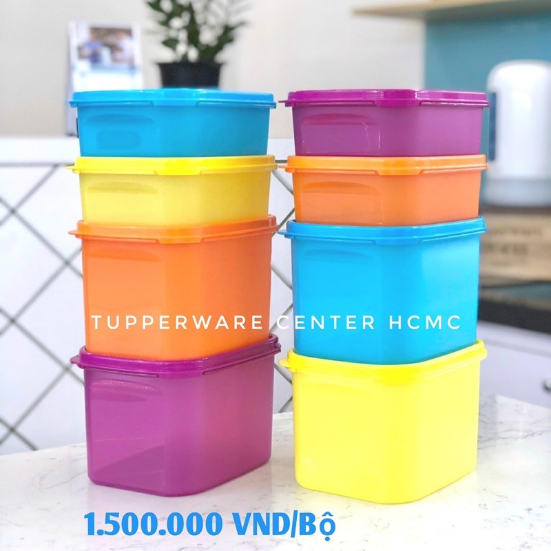 [HCM]Bộ 8 Hộp Trữ Mát Và Trữ Khô Tupperware