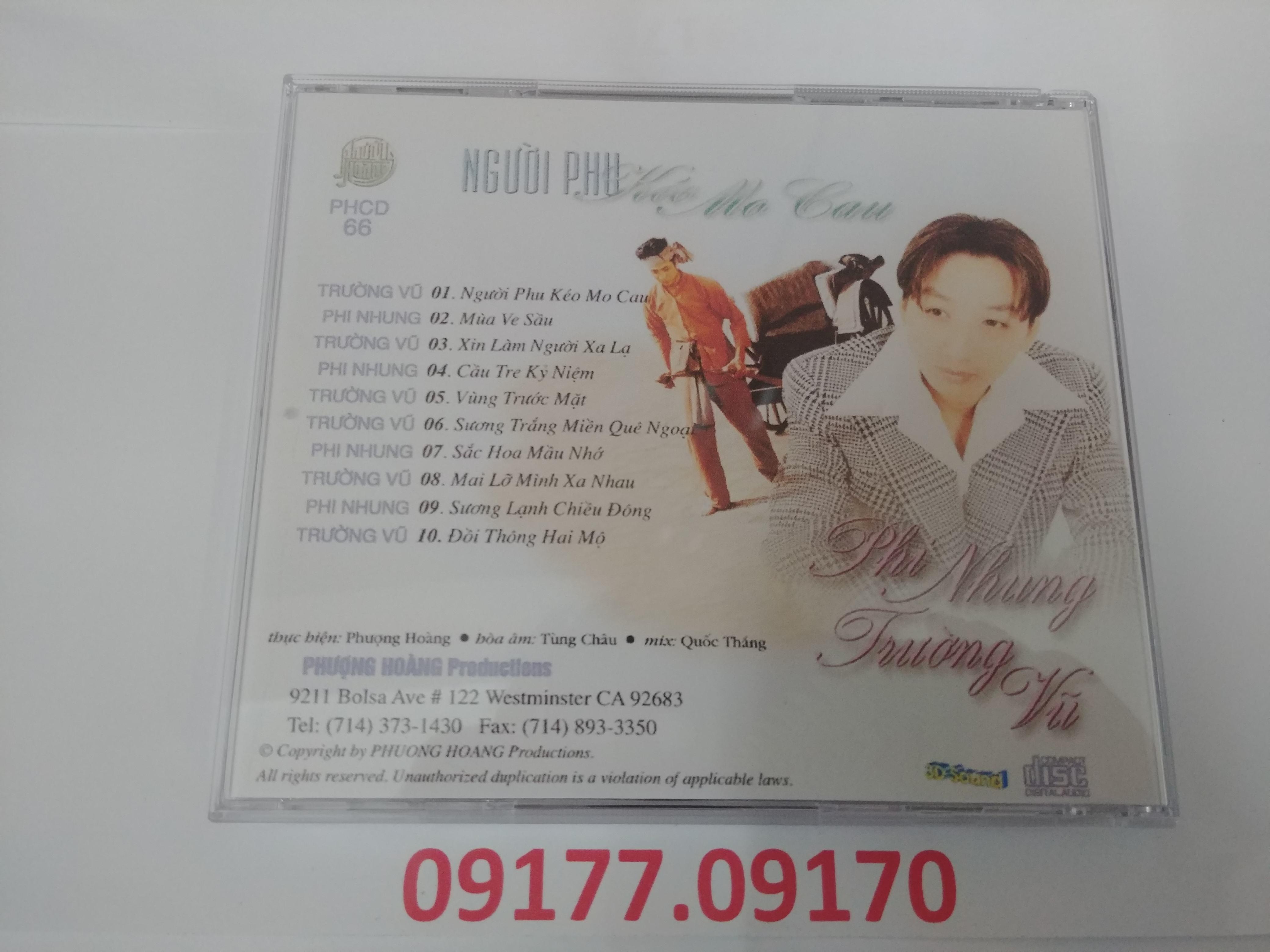 CD Người Phu Kéo Mo Cau -Trường Vũ Phi Nhung - PHCD66