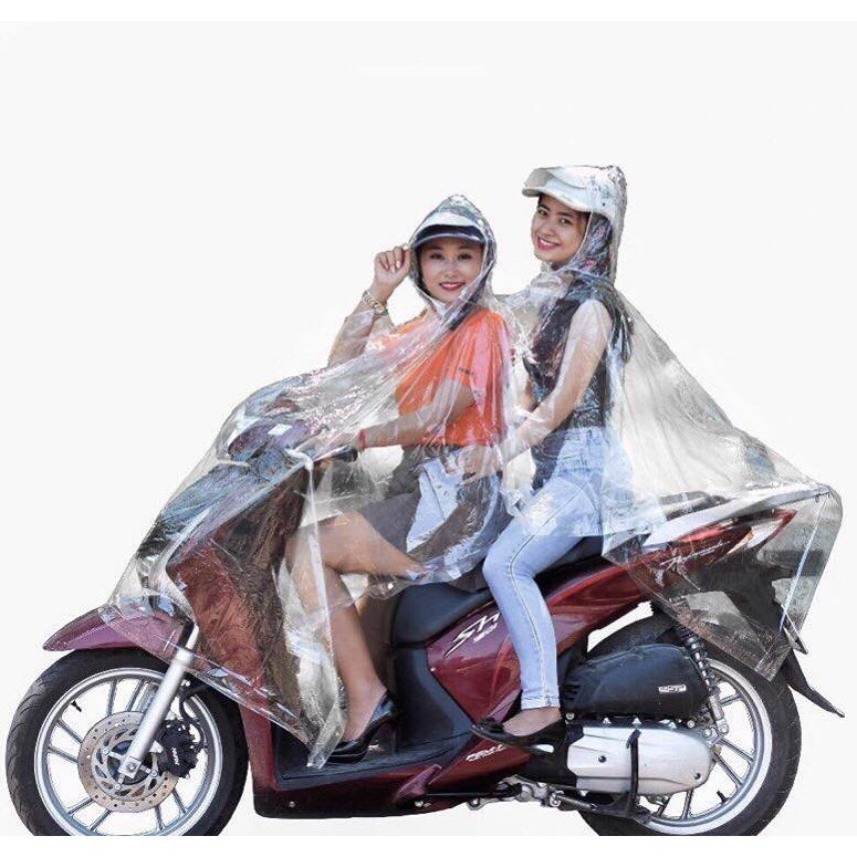 ⛔GIADUNGHOALONG⛔ Áo mưa đôi trong suốt