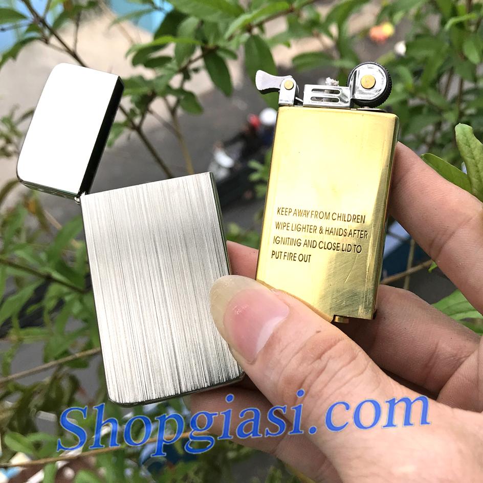 Bật Lửa Kuboy Trắng Phay Xước