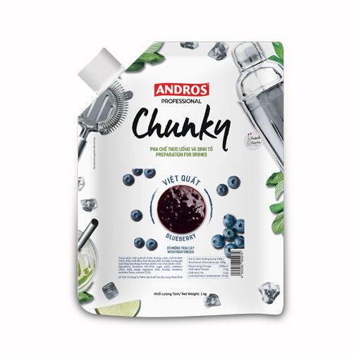 Mứt sauce Chunky Việt Quất gói 1kg