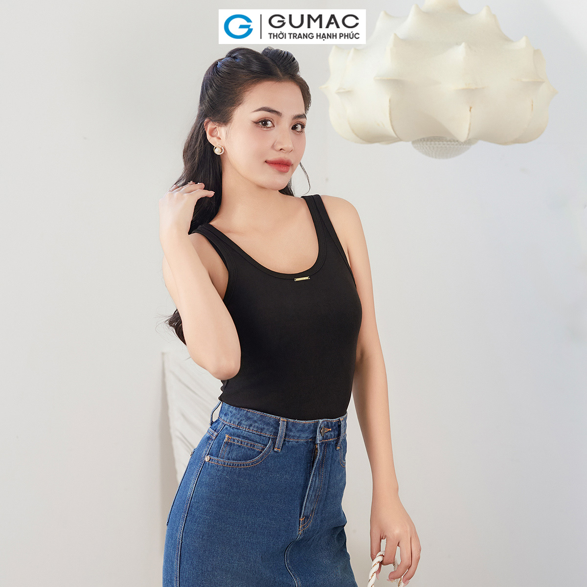 Áo thun 3 lỗ thời trang GUMAC ATE01032