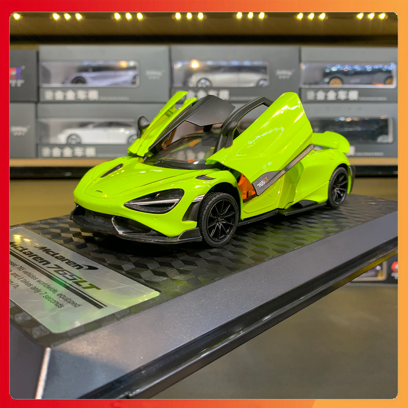 Mô hình xe Mclaren 765LT tỉ lệ 1:24 MSZ
