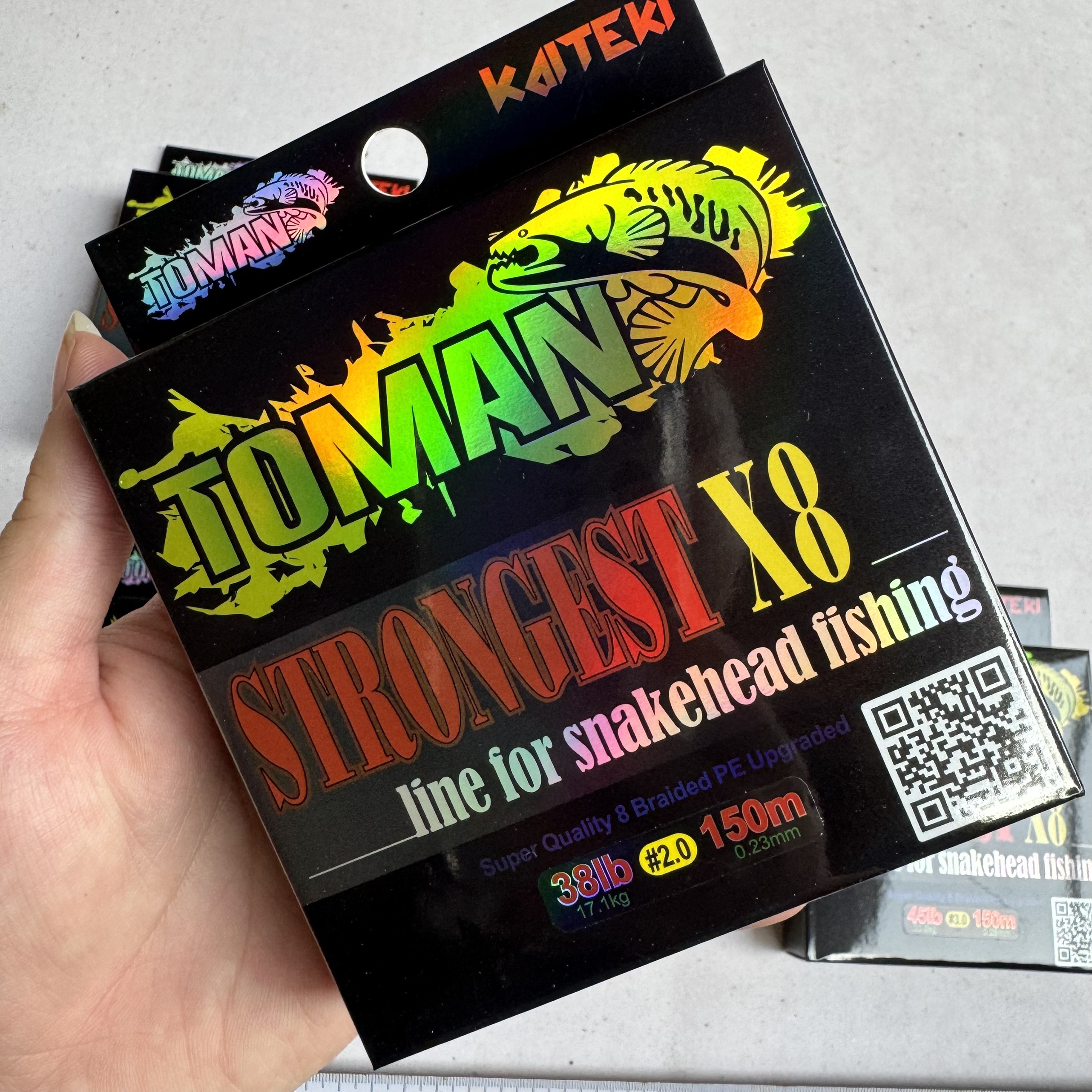 Dây dù 150m x8 pe strongest toman cao cấp loại 1 - dd150m015