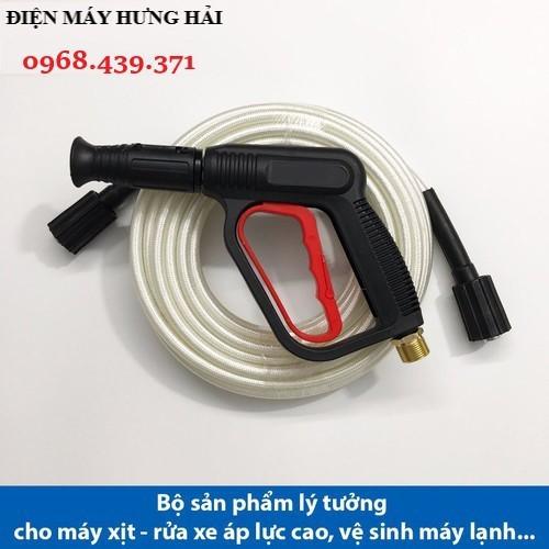 Combo dây vòi xịt rửa xe cao áp