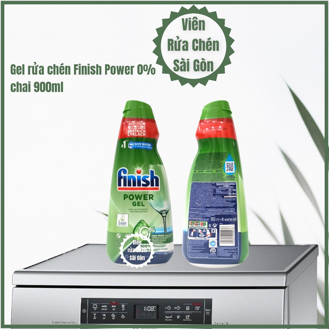 Gel rửa chén Finish, nước rửa chén Finish cho máy [Thơm dễ chịu, dùng thích, nhiều phân loại]