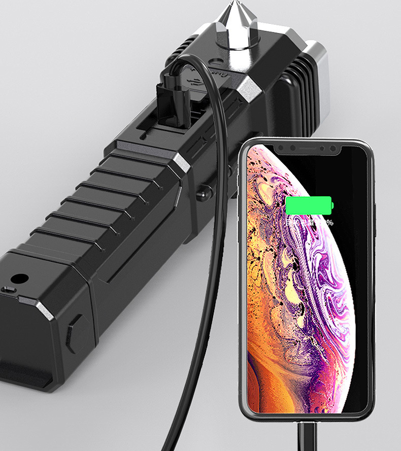 Búa Đèn Pin LED 4in1 Đa Năng Torch đa năng