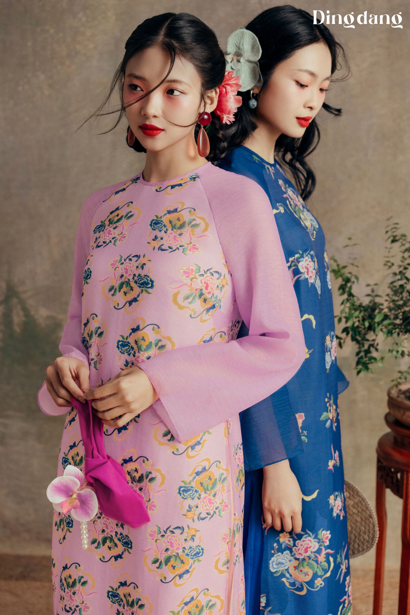 Áo Dài Ngũ Phúc - Đing Đang