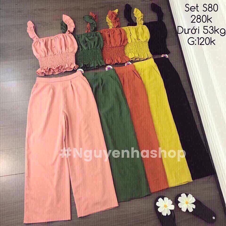Set bộ ôm eo dễ thương