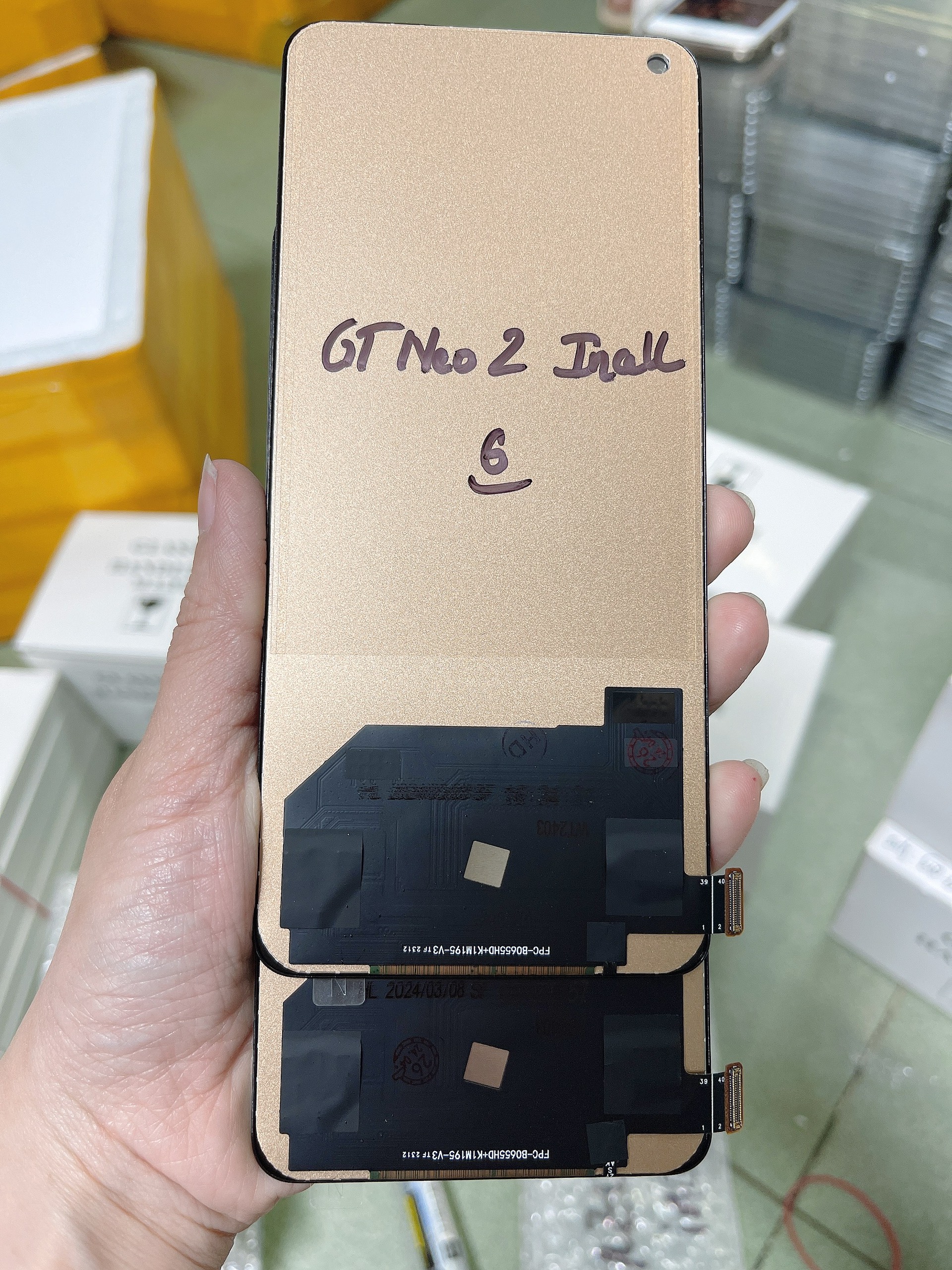 Realme gt neo 2 - màn hình nguyên bộ loại tốt nhất, màu đen
