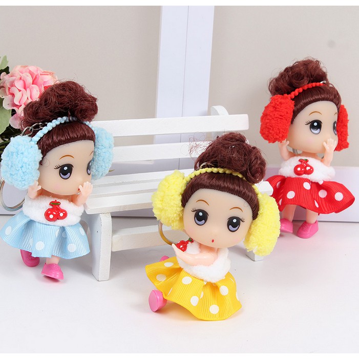 [HCM]MÓC KHÓA BÚP BÊ 9CM BABIE