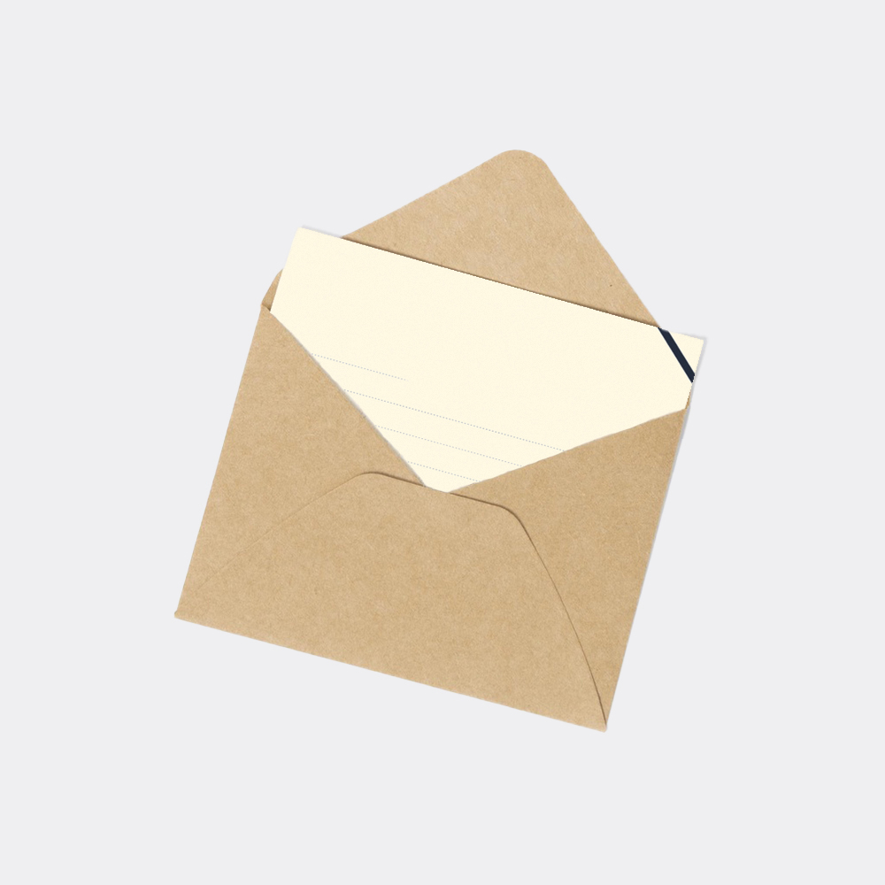 Thiệp DOLANTO BRAND® Kraft Vintage Letter