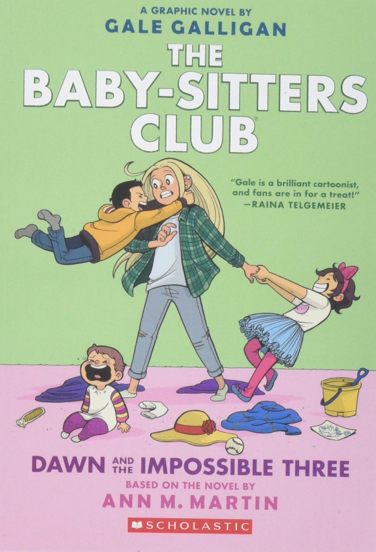 Sách - The Baby-sitters Club Graphix #5: Dawn And The Impossible Three  (Full Color Edition) - Phương Nam Book 