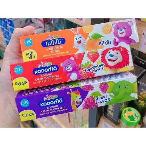 [HCM]Kem Đánh Răng Kodomo Trẻ Em Thái Lan 40g - 80g