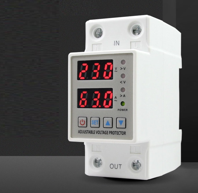 Bảo vệ mất pha - mất trung tính- quá áp, thấp áp 2P 63A
