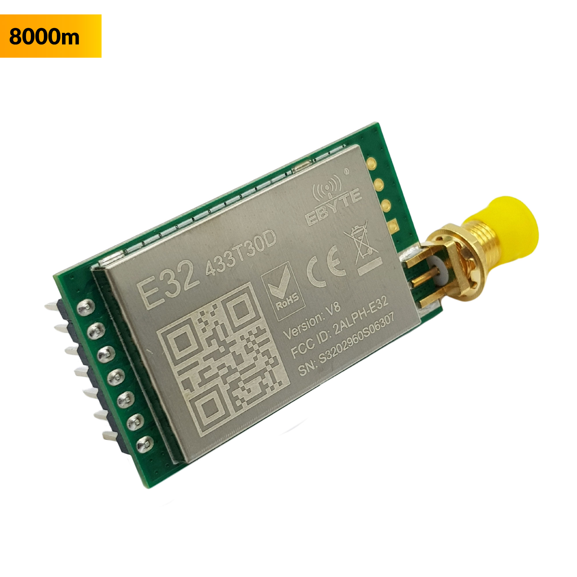 Module RF SX1278 Lora E32 433T30D1B 433Mhz 3000m - 8000m