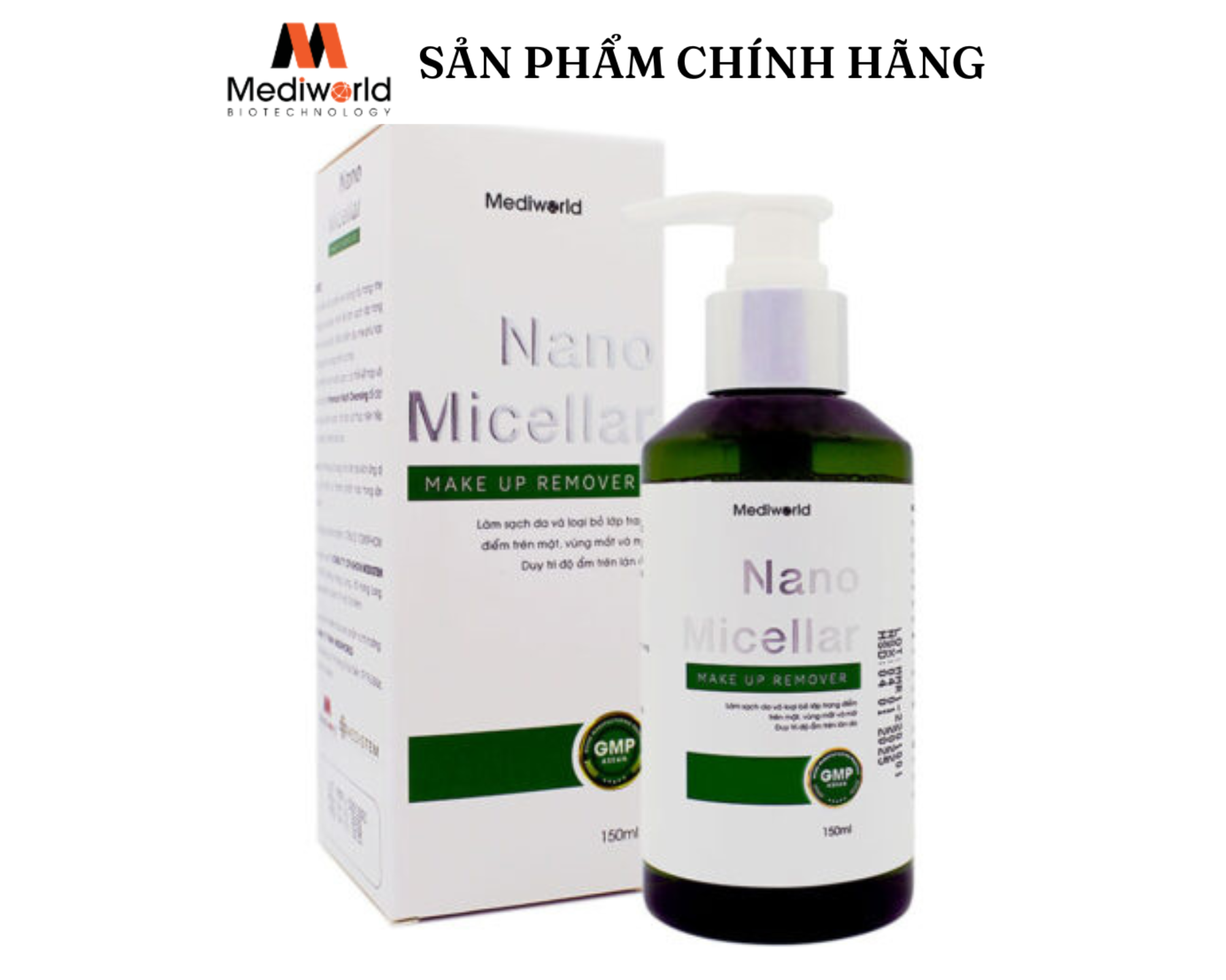 Tẩy trang Nano Micellar Make Up Remover 150ml