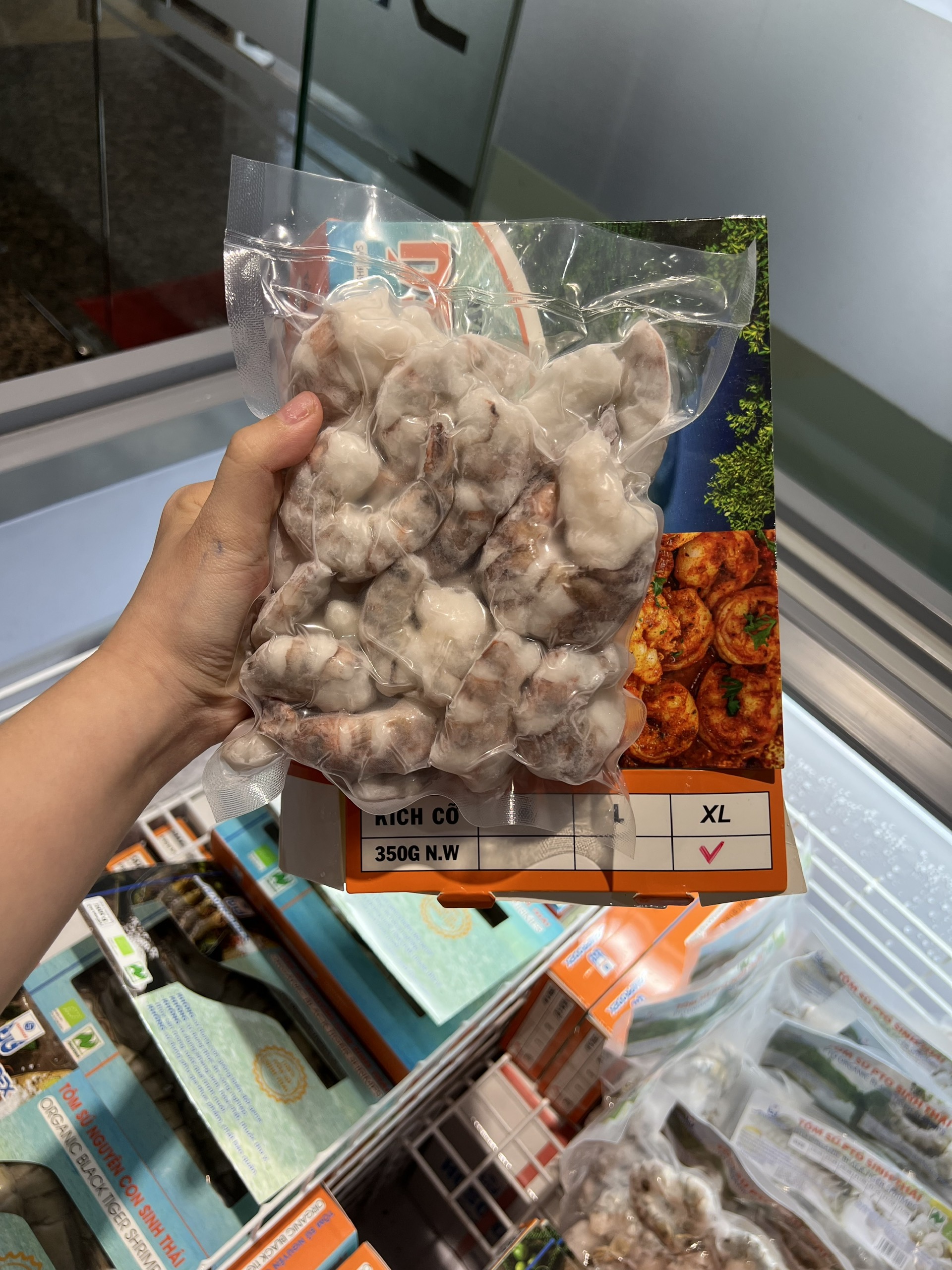 TÔM SÚ RỪNG CÀ MAU SEAPRODEX, KÍCH CỠ: XL