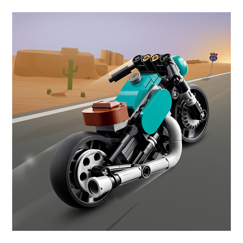 Đồ Chơi Lắp Ráp LEGO Xe Mô Tô Cổ Điển 31135 (128 chi tiết)