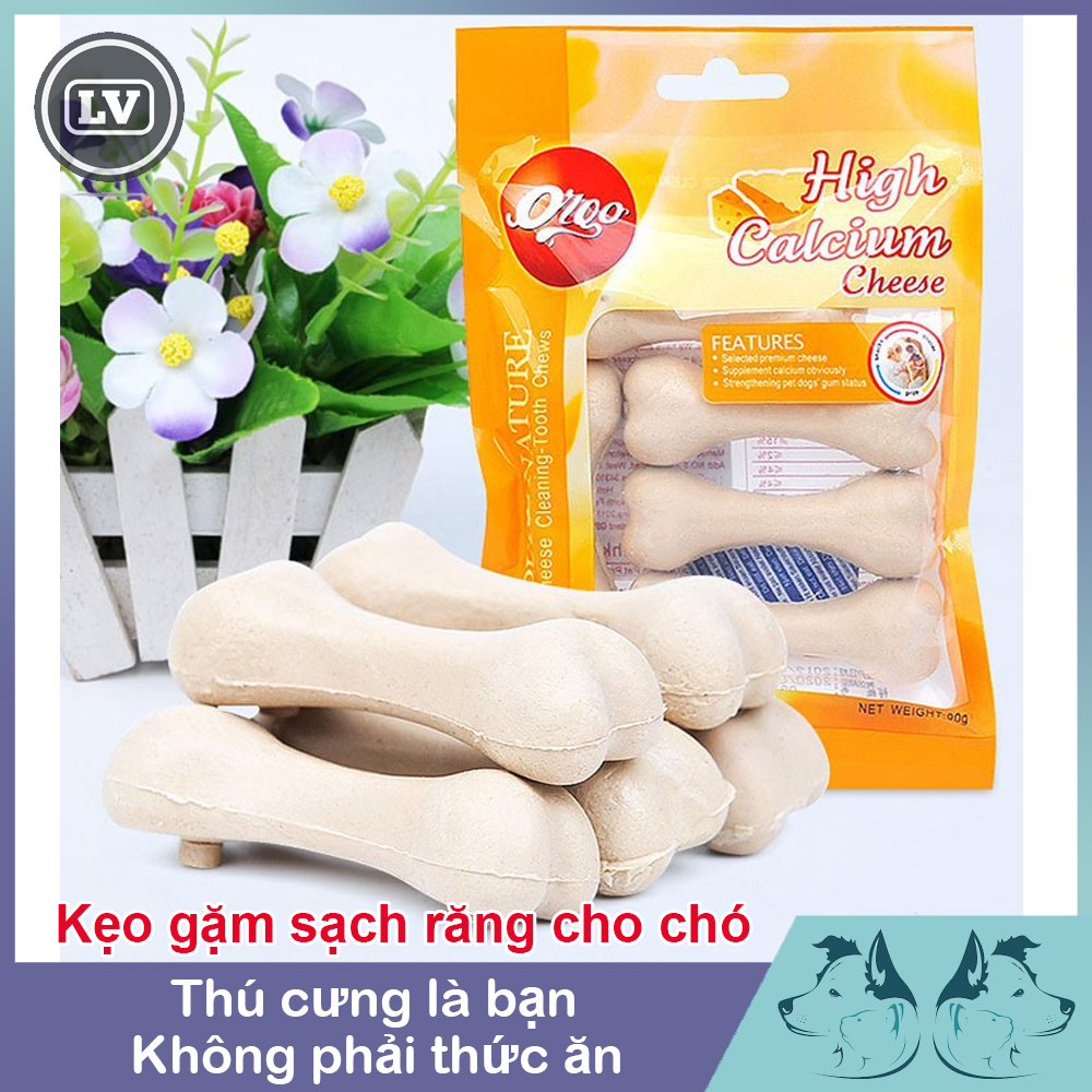 Đồ ăn vặt xương canxi ORGO cho chó mèo 90gr