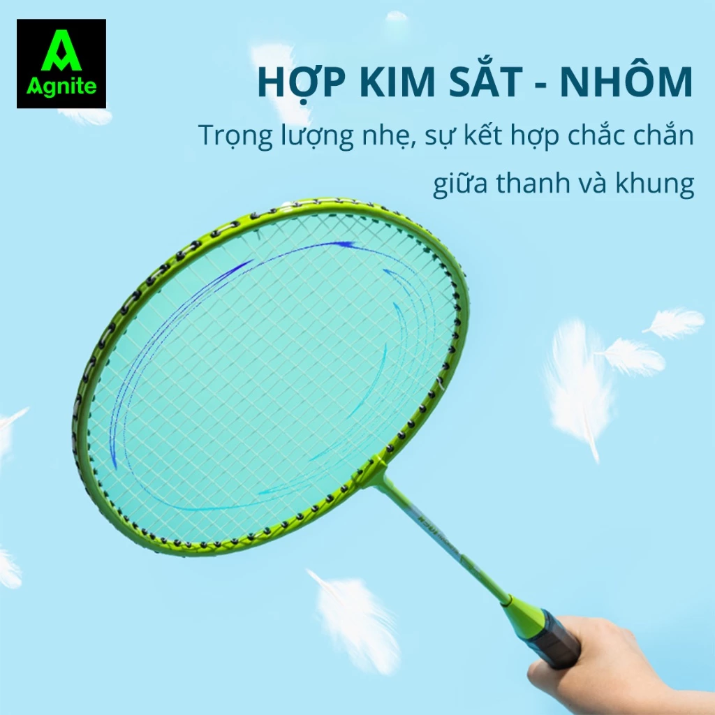 Bộ 2 Vợt Cầu Lông Chính Hãng Deli ER301/ER302 Tặng Túi Vợt Và Quả Cầu Lông Agnite