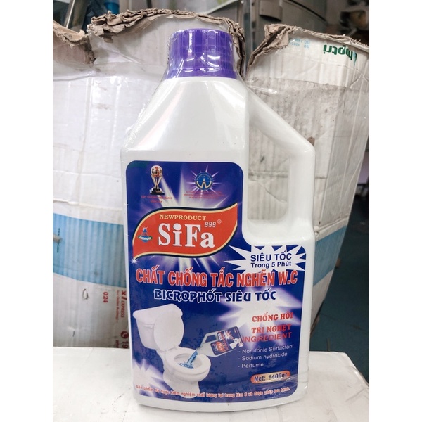 Thông cống, bồn cầu SIFA999 - 1400ml SIÊU MẠNH .