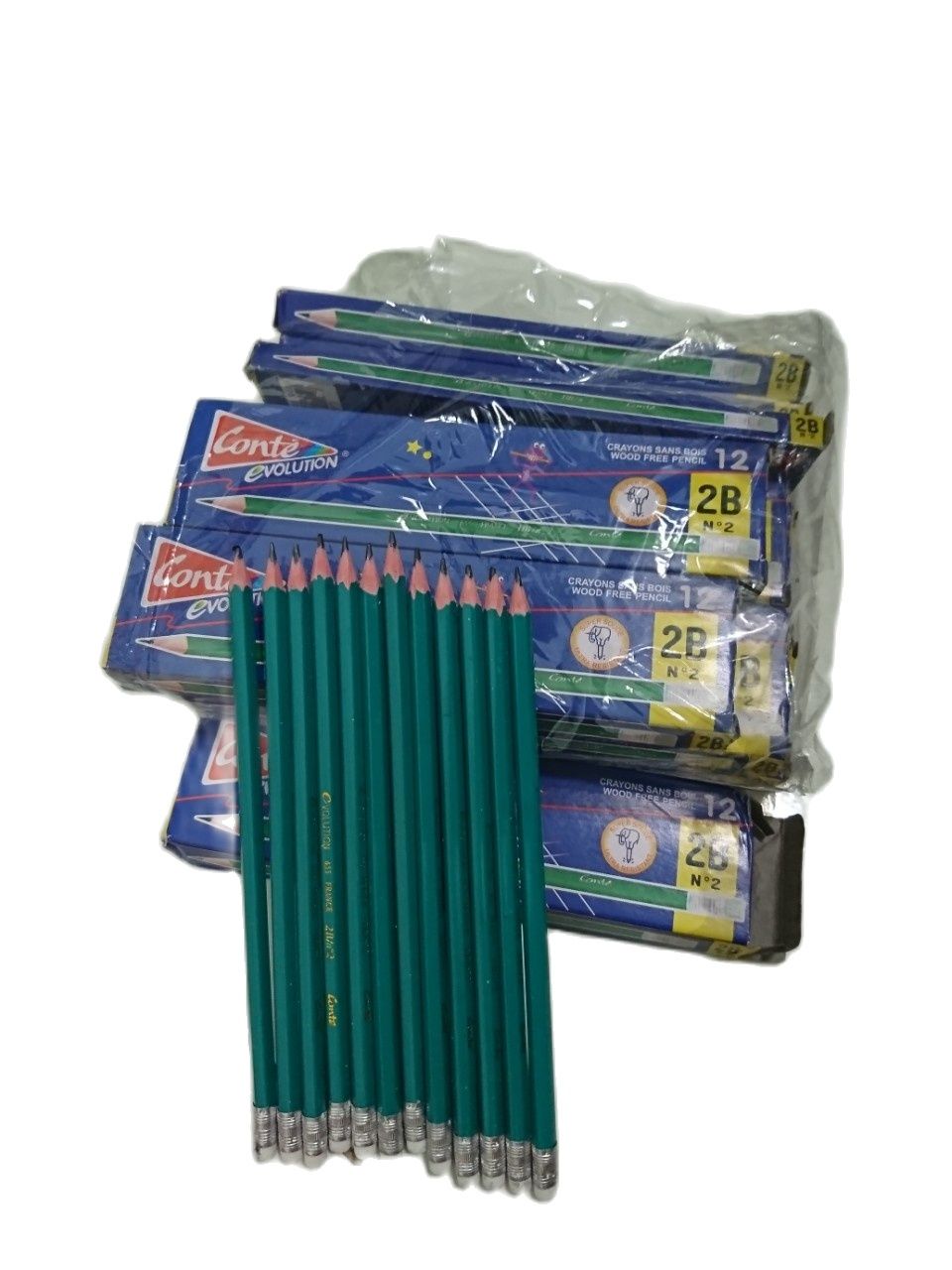 Bút chì 2B, viết chì 2B có gôm siêu rẻ cho bé