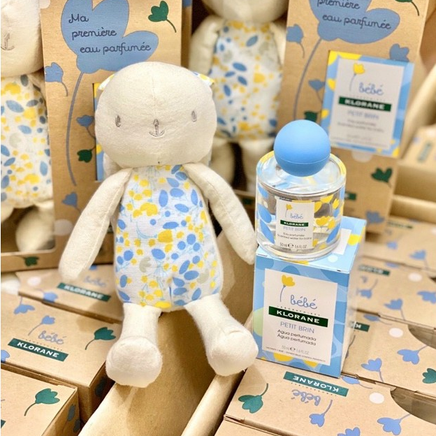 Nước hoa cho bé Klorane Bébé Petit Brin 50ml (tặng kèm thỏ bông)