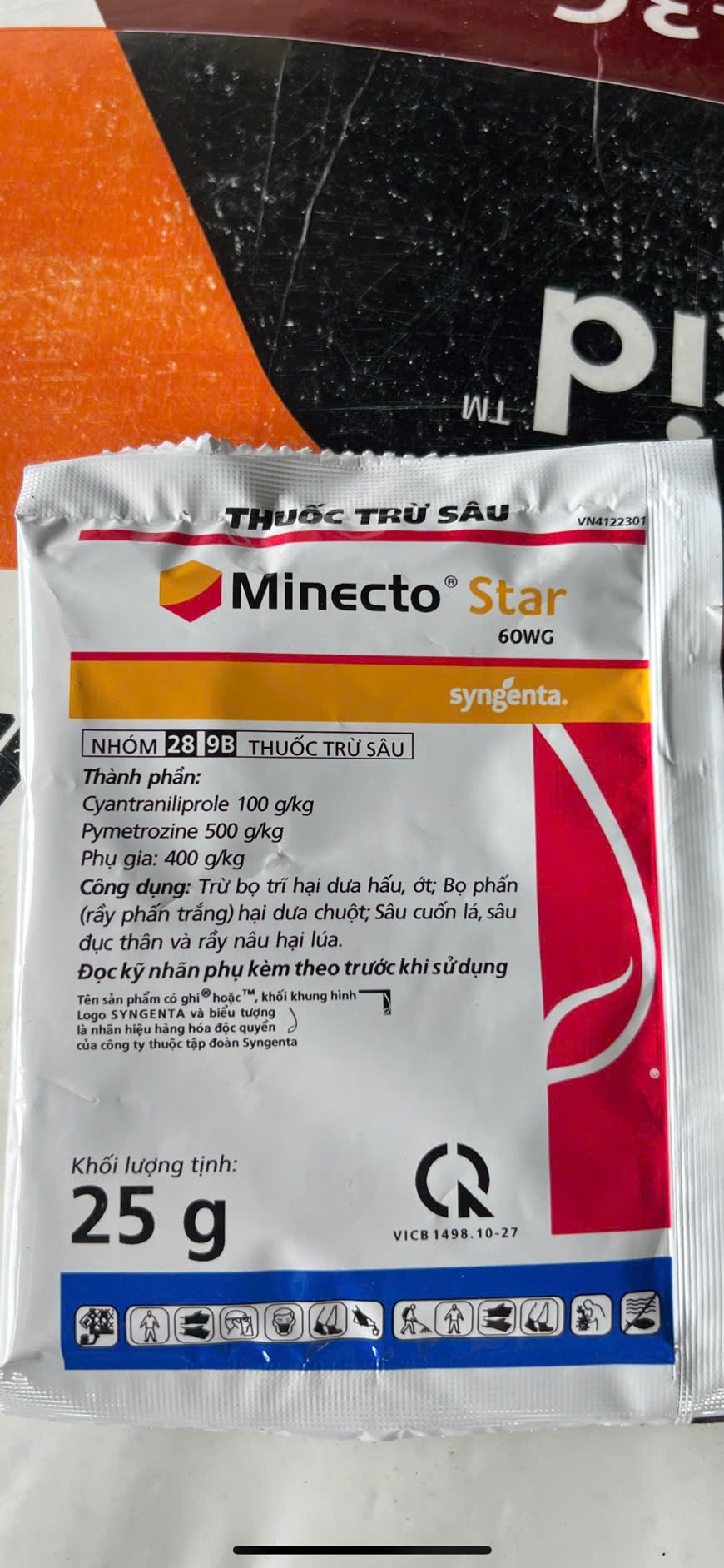 Thuốc trừ sâu MINECTO star 60WG.