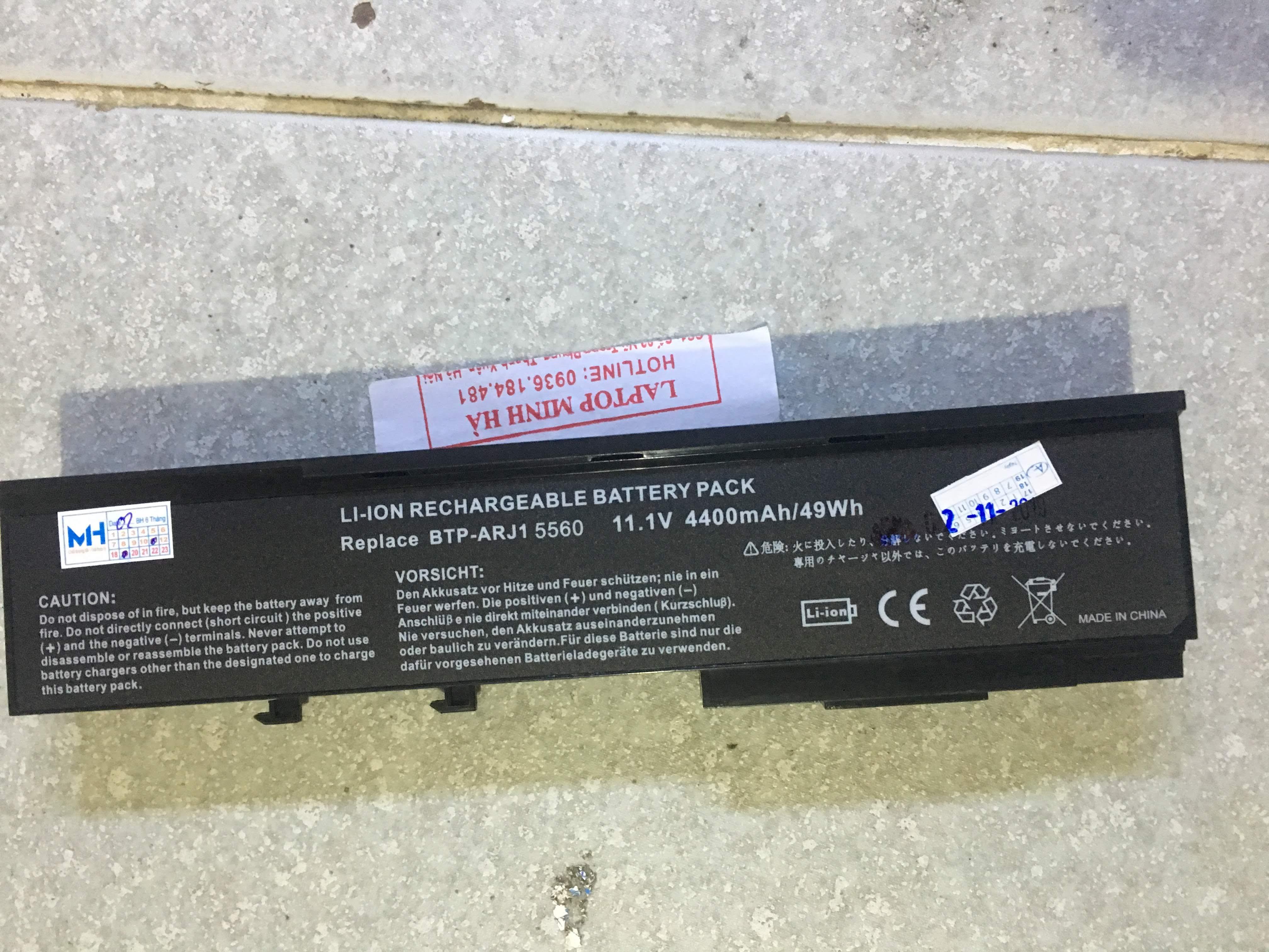 Pin laptop Acer Extensa 4630 Series