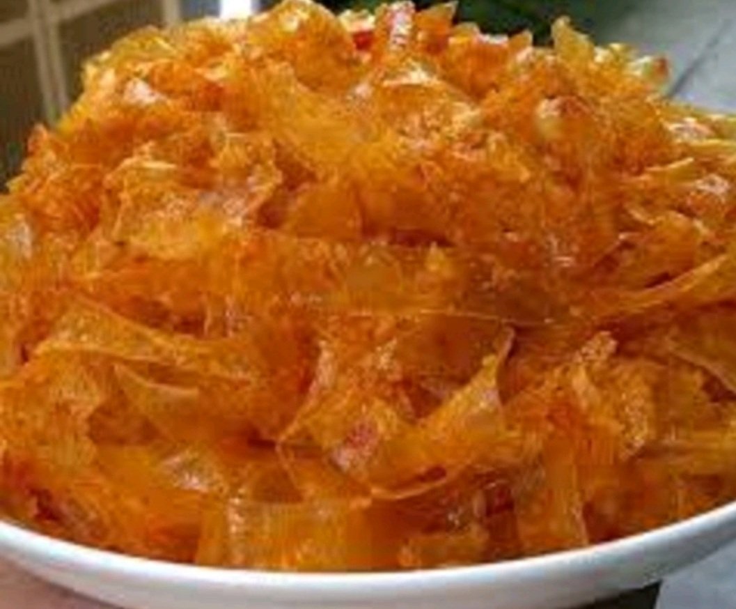 bánh tráng trộn sa tế và tép 500gr