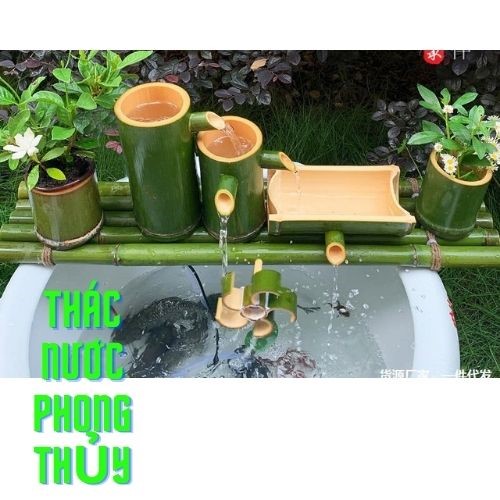 thác nước phong thủy (không bánh xe gió và máy bơm nước)