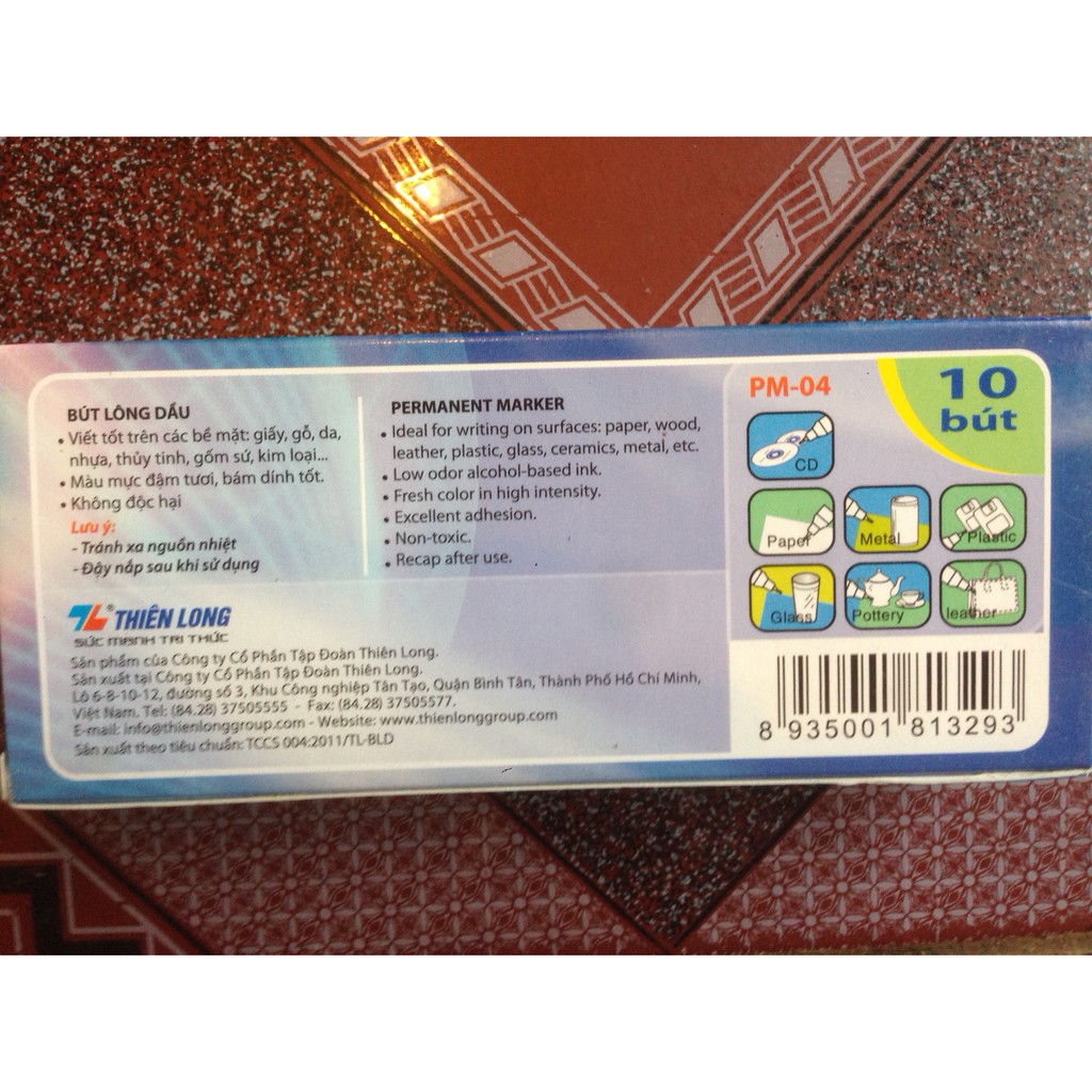 Bút Dạ Kính Thiên Long Pm04 - Bút Ghi Đĩa Cd