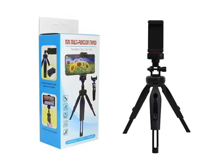 [HCM]Giá đỡ điện thoại 3 chân Mini Tripod 360 độ (ĐEN)