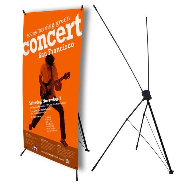 Chân chữ X standee 60*160cm