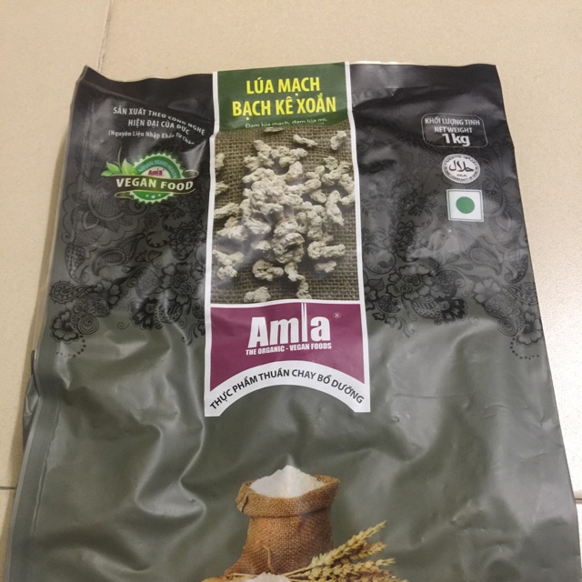 [Gói 1 kg] Lúa mạch bạch kê xoắn - Thực phẩm chay amla