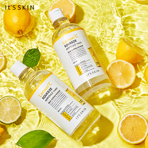 Nước hoa hồng  Lemon' C Squeeze Ampoule Toner 500ml