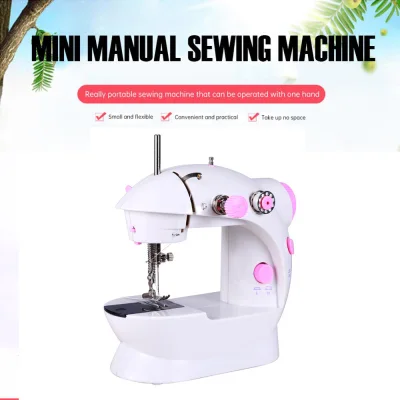 DDFG Portable Mini DIY Fabrics Clothes Cordless Sewing Machines Stitch Set Sew Needlework Household