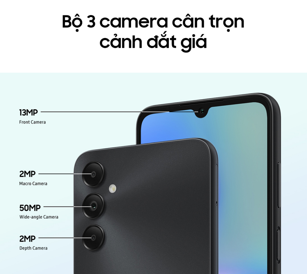 Điện thoại Samsung Galaxy A05s (4GB/128GB) - Hàng Chính Hãng