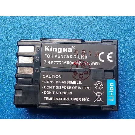 Pin, sạc Kingma D-LI90 cho Pentax