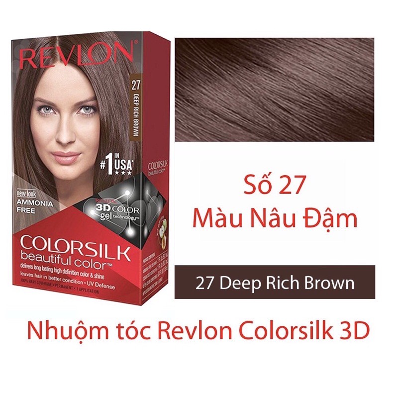 Kem nhuộm tóc thảo dược Revlon ColorSilk