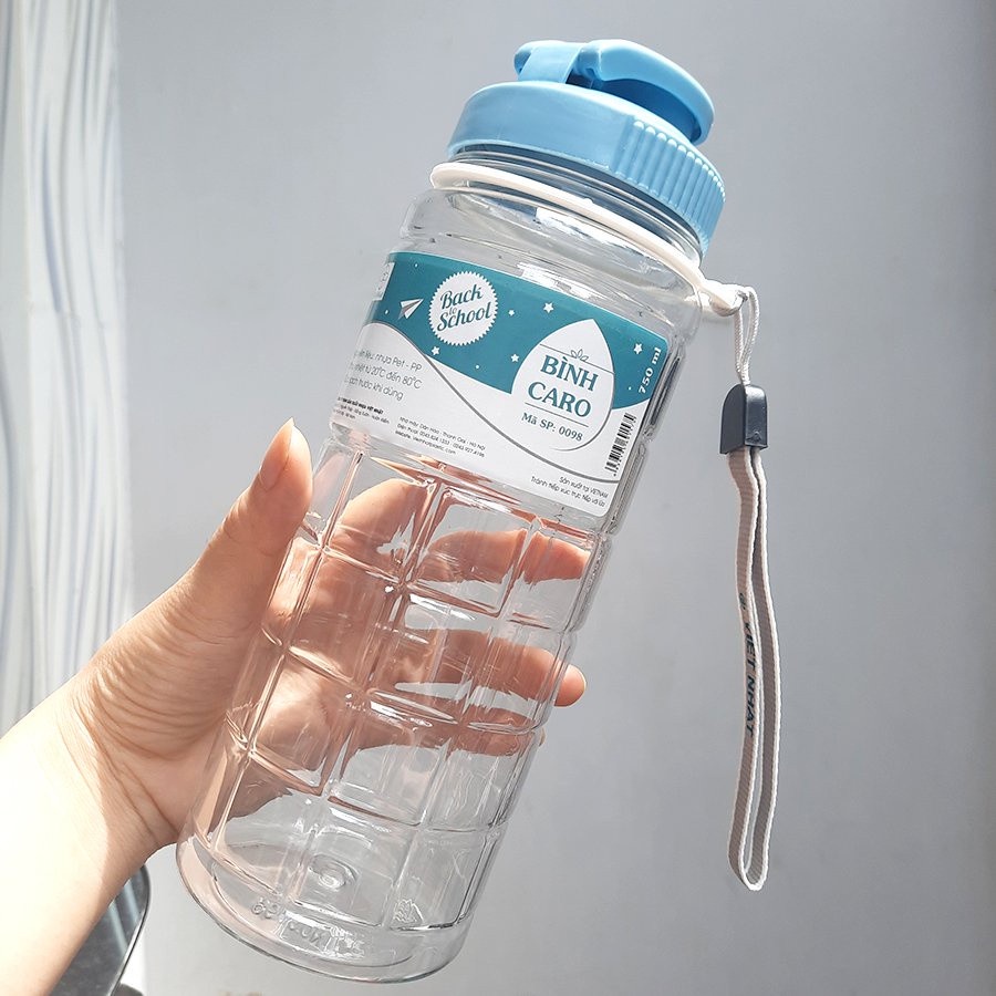 (Giá Tốt) BÌNH NƯỚC CARO VIỆT NHẬT 750ML - BÌNH ĐỰNG NƯỚC THỂ THAO