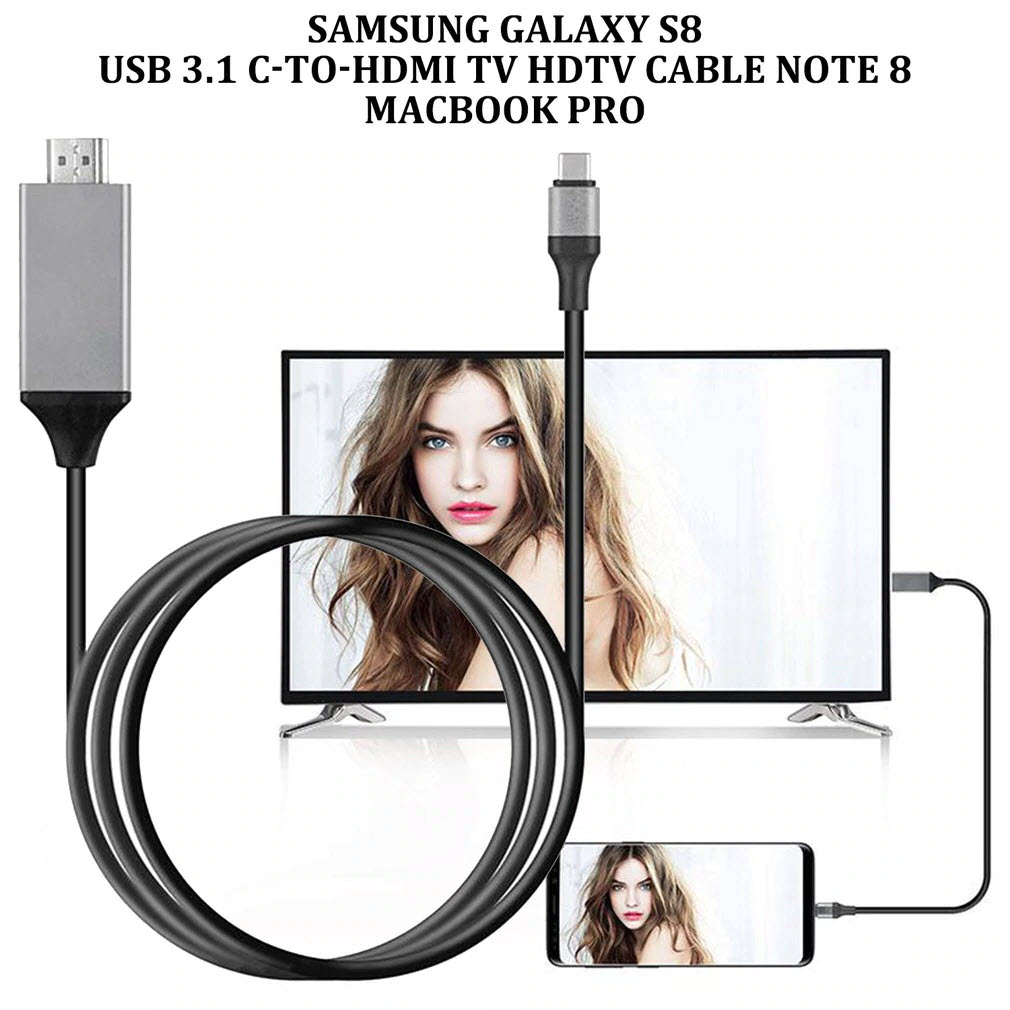 Cáp chuyển tín hiệu Type-C ra HDMI dài 2m cho Android