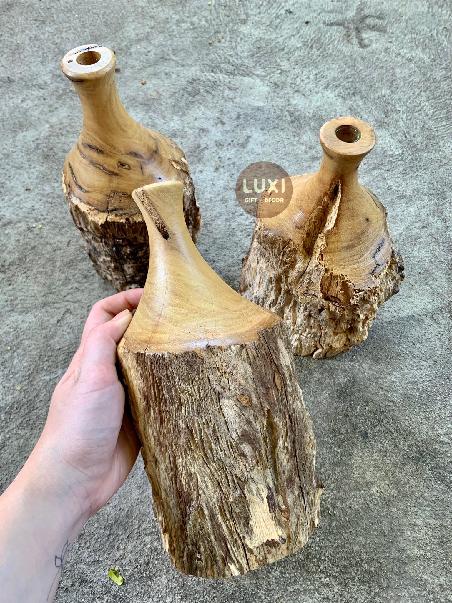 BÌNH HOA GỖ - DECOR