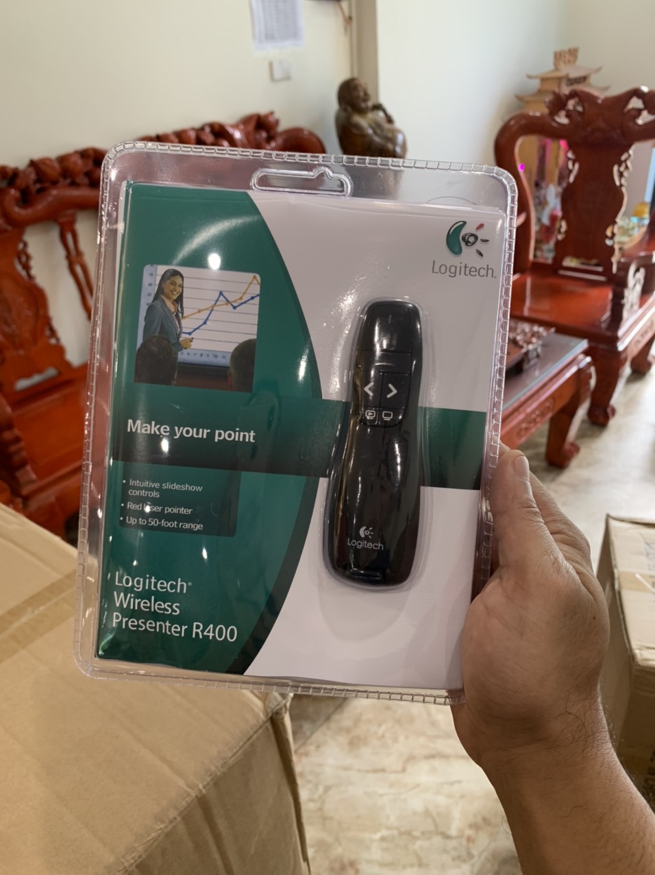 Bút trình chiếu logitech R400