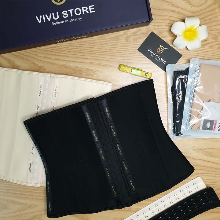 Đai nịt bụng vita latex 13 xương cao cấp giảm eo giảm mỡ